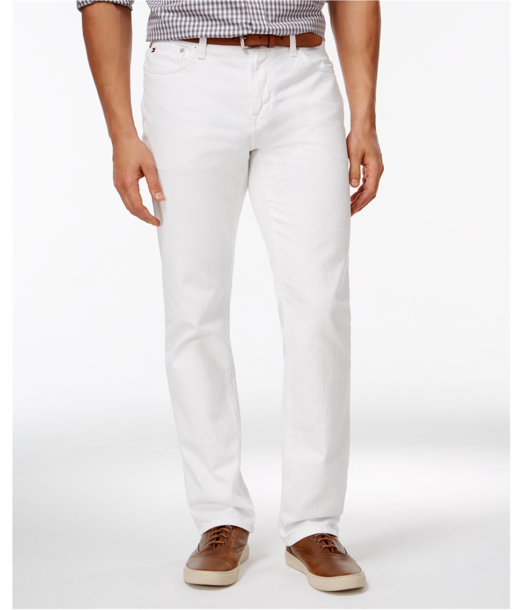 tommy hilfiger white track pants