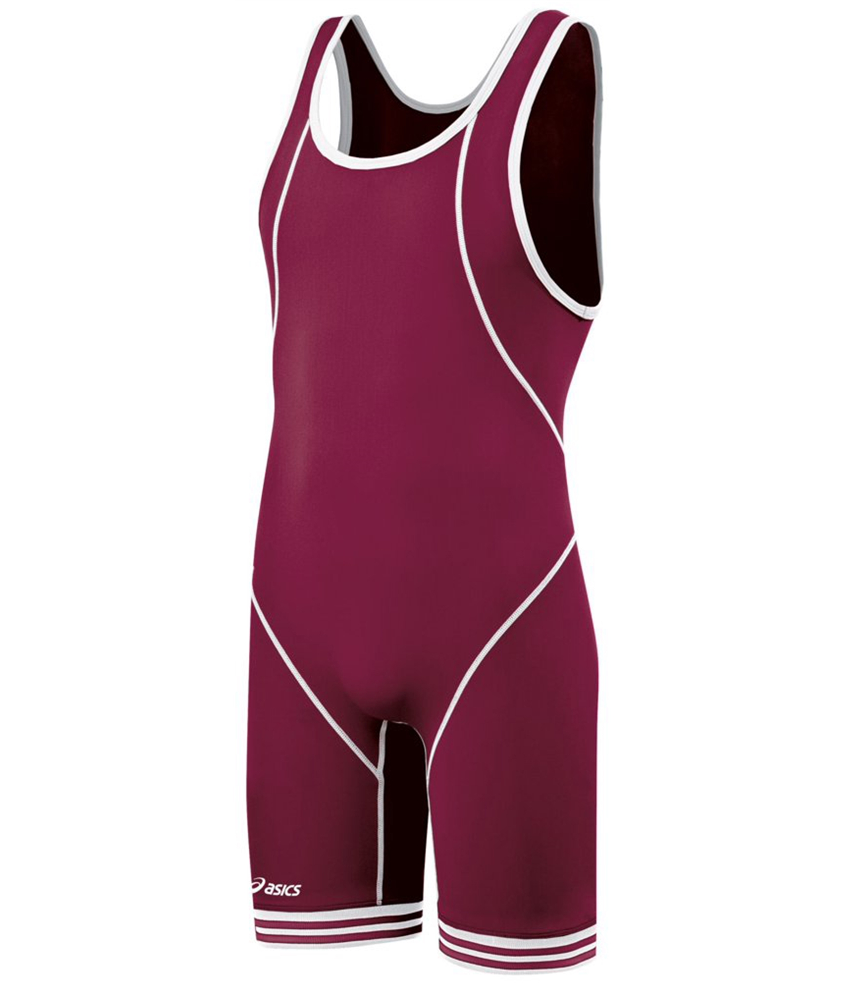 Asics Mens Snap Down Wrestling Singlet Bodysuit Jumpsuit