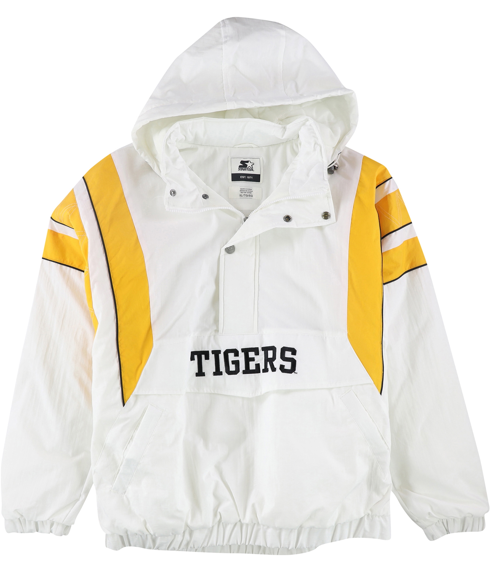 Pre-owned Starter Mens Missouri Tigers Anorak Jacket In Umz