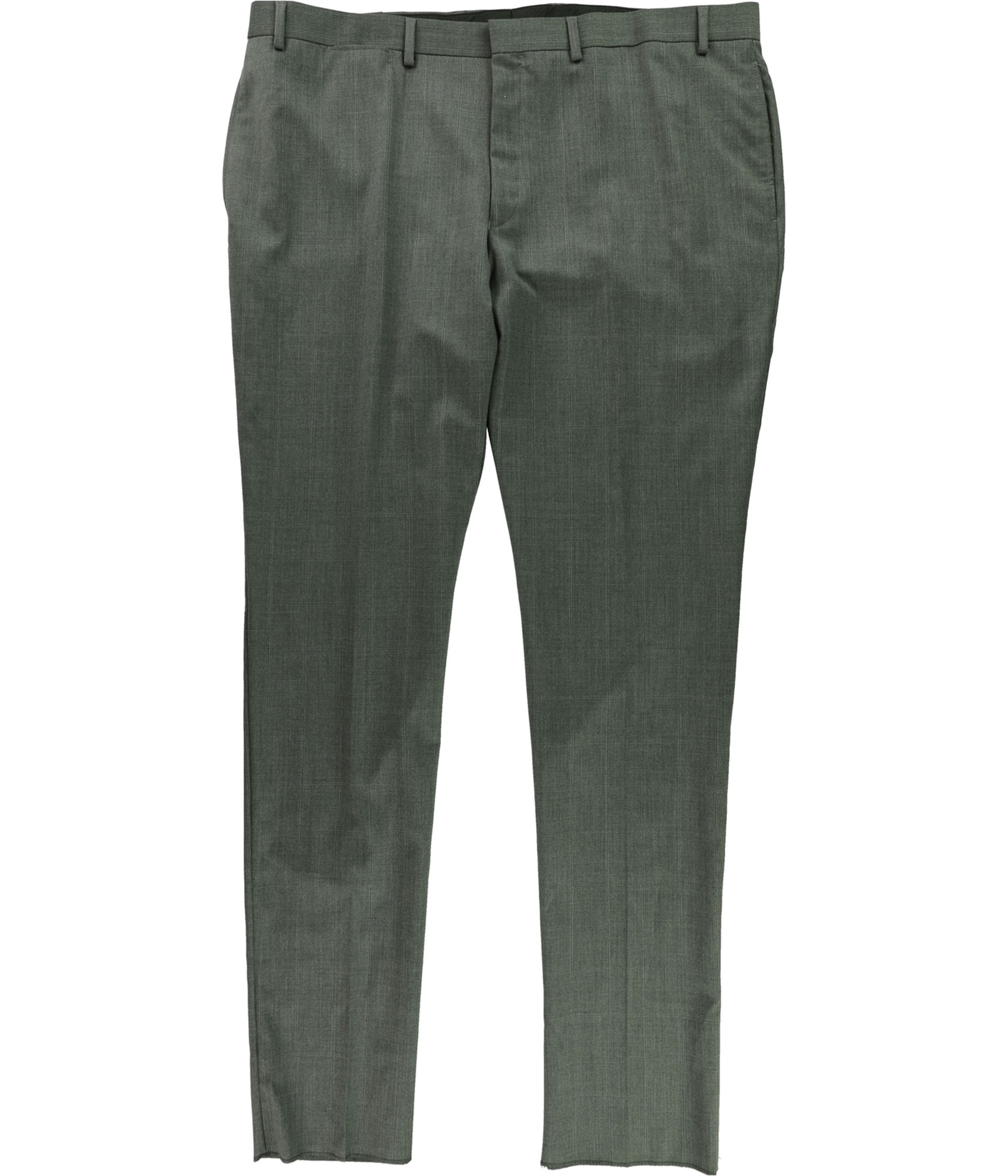 Pre-owned Ralph Lauren Mens Windowpane Dress Pants Slacks In Gray