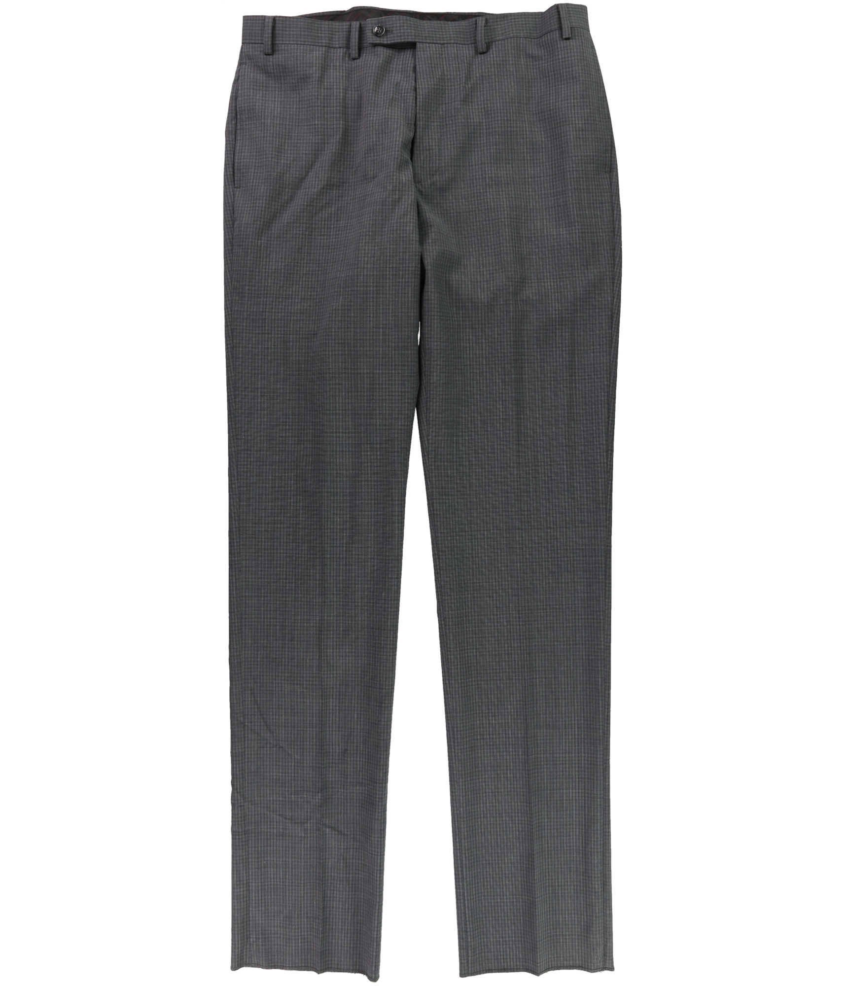 Pre-owned Calvin Klein Mens Suit Dress Pants Slacks In Gray