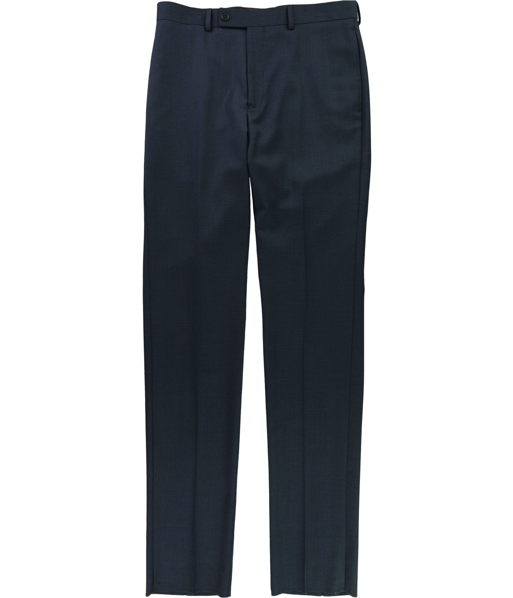 Calvin Klein Mens Birdseye Dress Pants Slacks, Blue, 33W x UnfinishedL ...