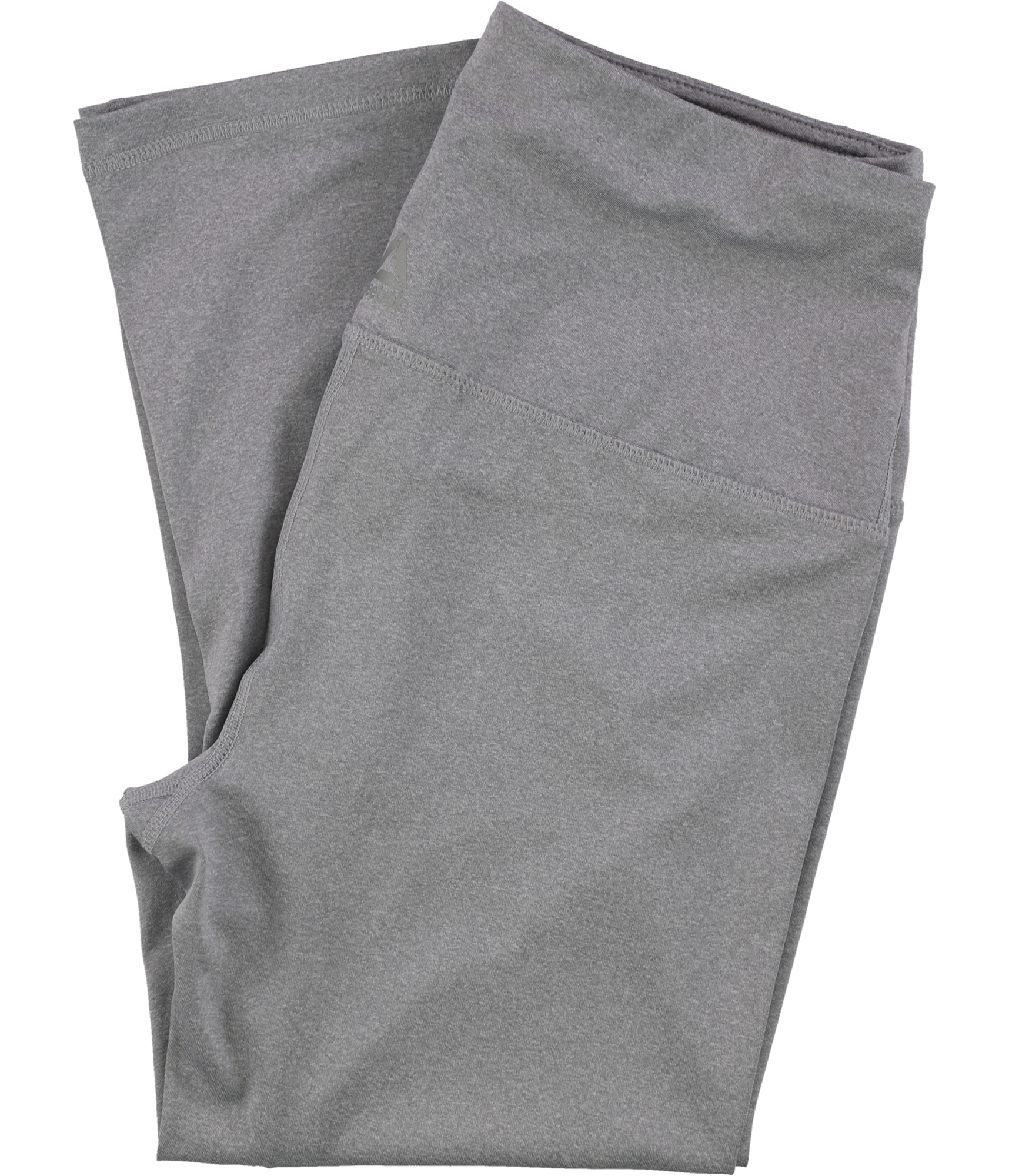 Reebok Womens Highrise Capri Compression Athletic Pants, Grey, Medium 