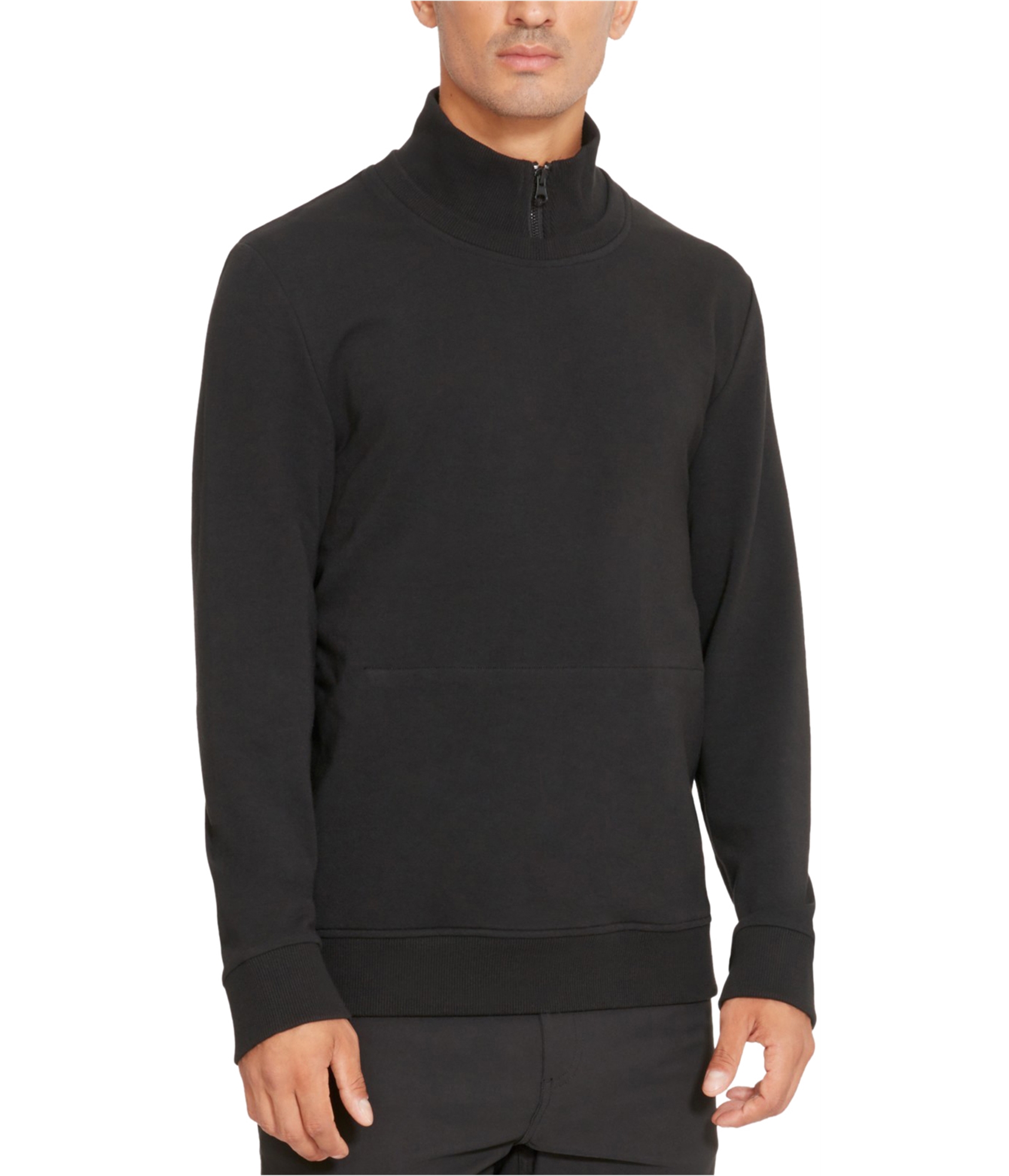 mock neck sweatshirt mens
