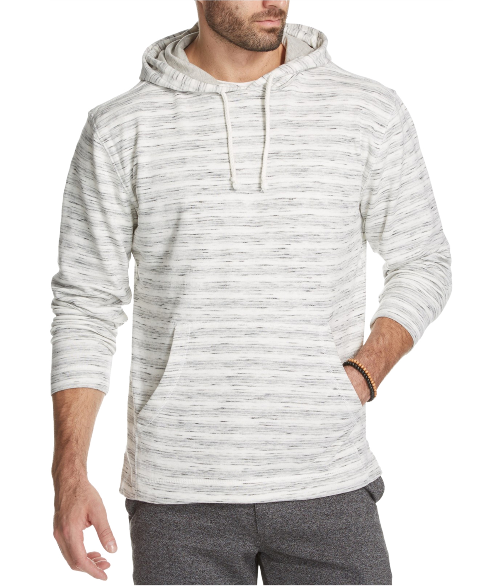 Weatherproof Mens Marled Hoodie Sweatshirt