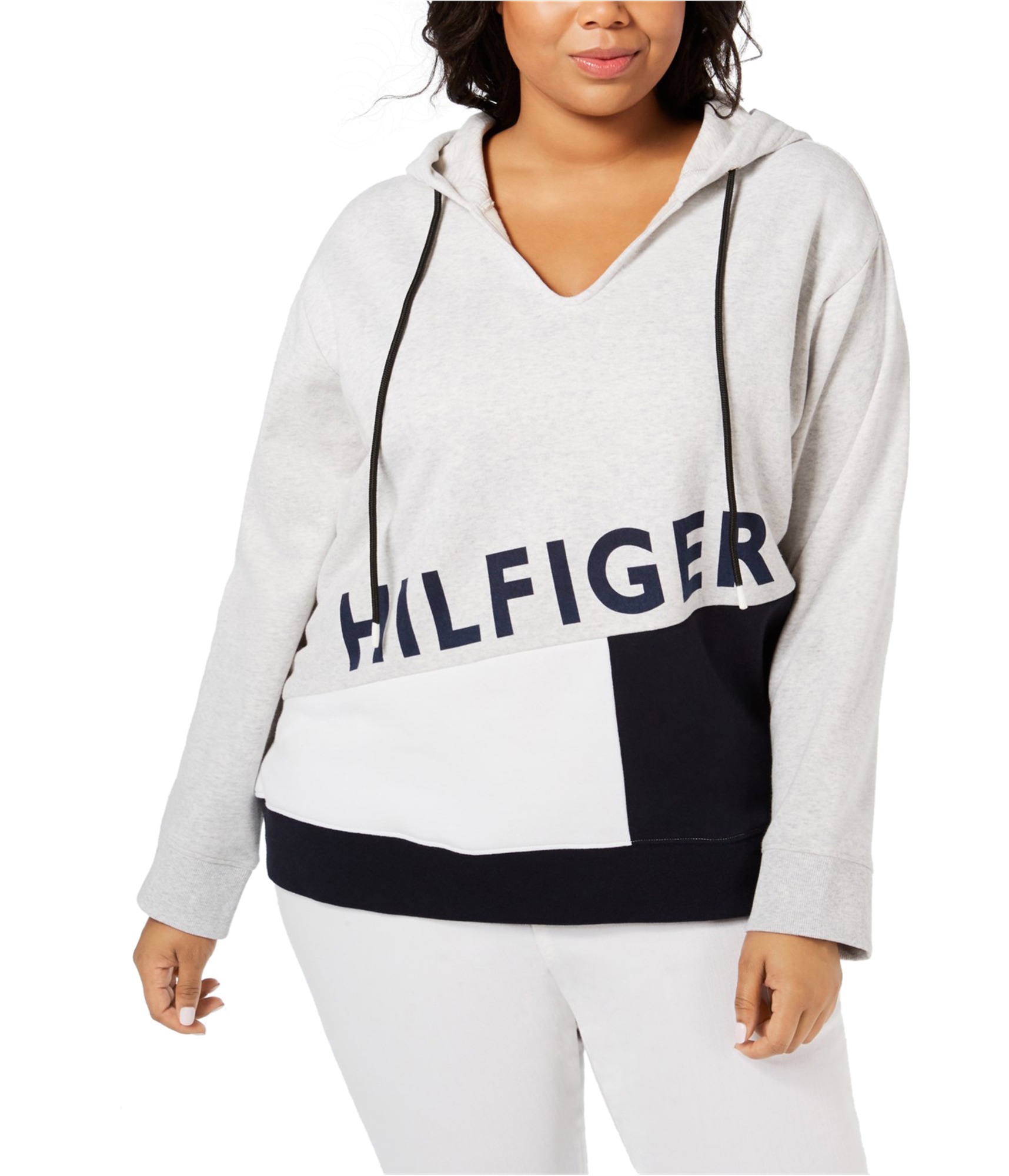 black tommy hilfiger hoodie womens